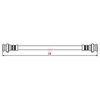 Apec Brake Hose HOS3301 thumbnail