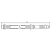 Apec Brake Hose HOS3305 thumbnail
