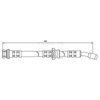Apec Brake Hose HOS3324 thumbnail