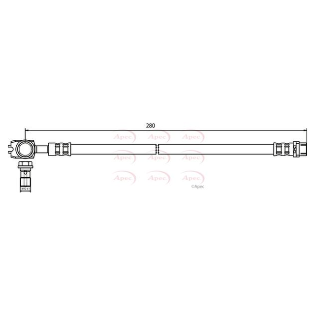 Apec Brake Hose HOS3369 - image 2