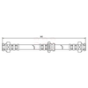 Apec Brake Hose HOS3380 thumbnail