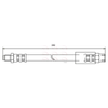 Apec Brake Hose HOS3393 thumbnail