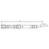 Apec Brake Hose HOS3405 thumbnail
