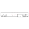 Apec Brake Hose HOS3414 thumbnail