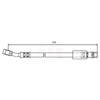 Apec Brake Hose HOS3445 thumbnail