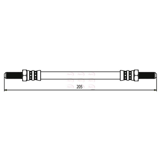 Apec Brake Hose HOS3452 - image 2