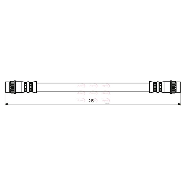 Apec Brake Hose HOS3461 - image 2