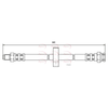 Apec Brake Hose HOS3480 thumbnail