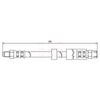 Apec Brake Hose HOS3482 thumbnail