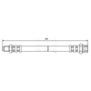 Apec Brake Hose HOS3486 thumbnail