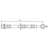 Apec Brake Hose HOS3511 thumbnail