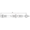 Apec Brake Hose HOS3512 thumbnail