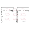 Apec Brake Hose HOS3519 thumbnail