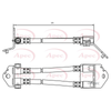 Apec Brake Hose HOS3554 thumbnail