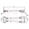 Apec Brake Hose HOS3555 thumbnail