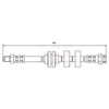Apec Brake Hose HOS3558 thumbnail