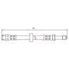 Apec Brake Hose HOS3561 thumbnail