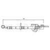 Apec Brake Hose HOS3594 thumbnail