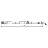 Apec Brake Hose HOS3607 thumbnail