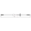 Apec Brake Hose HOS3612 thumbnail