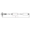 Apec Brake Hose HOS3654 thumbnail