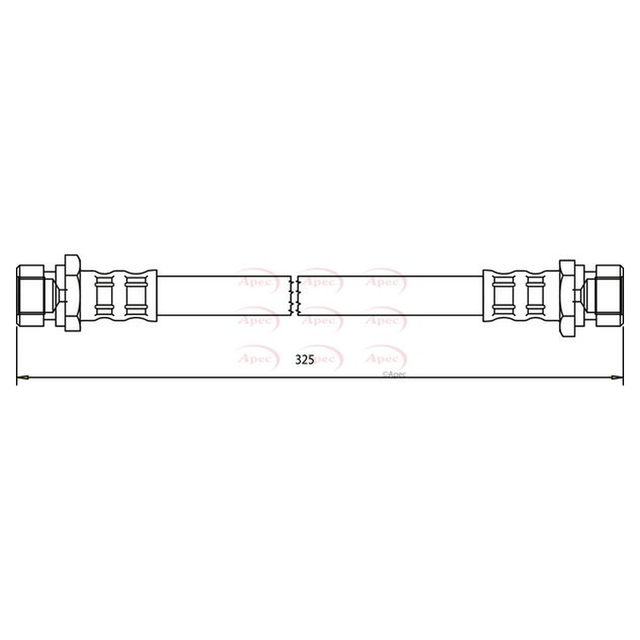 Apec Brake Hose HOS3664 - image 2