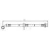 Apec Brake Hose HOS3671 thumbnail