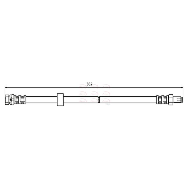 Apec Brake Hose HOS3679 - image 2