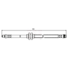 Apec Brake Hose HOS3681 thumbnail
