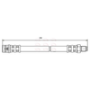 Apec Brake Hose HOS3687 thumbnail