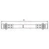 Apec Brake Hose HOS3692 thumbnail