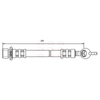 Apec Brake Hose HOS3695 thumbnail
