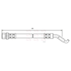 Apec Brake Hose HOS3697 thumbnail