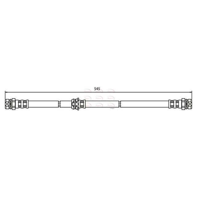 Apec Brake Hose HOS3703 - image 2