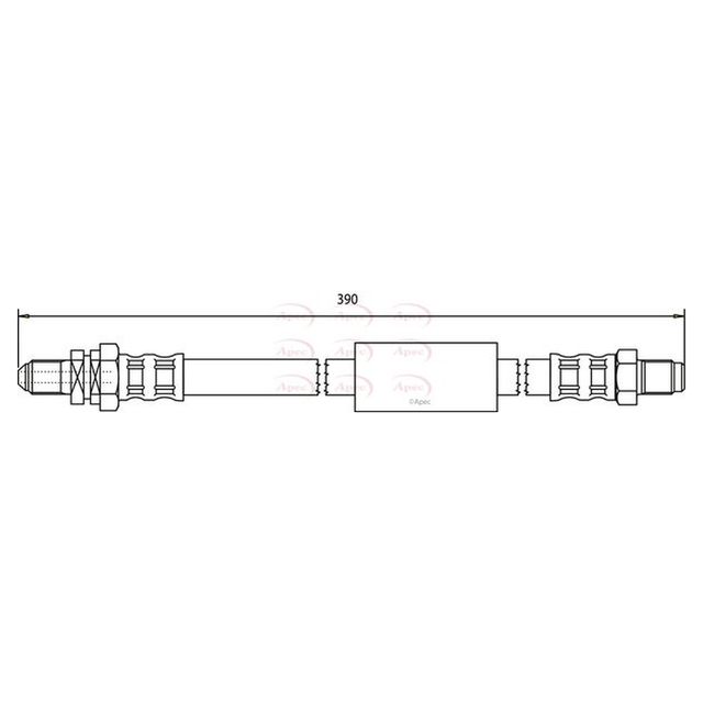 Apec Brake Hose HOS3734 - image 2