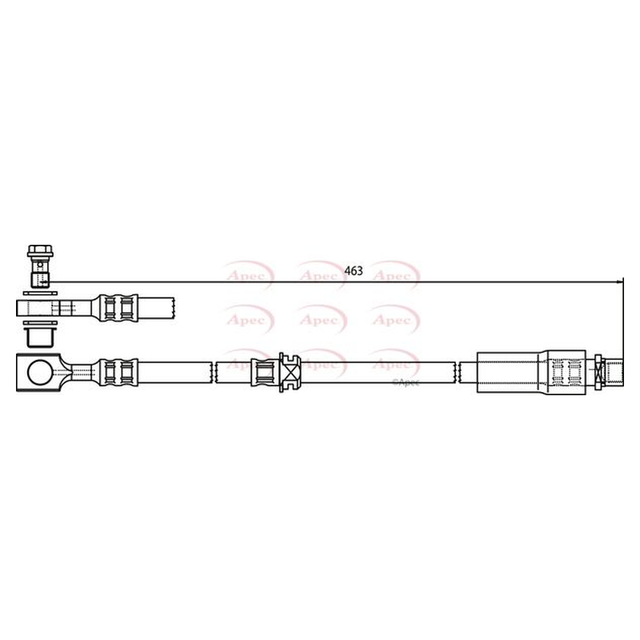 Apec Brake Hose HOS3749 - image 2