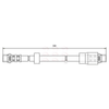 Apec Brake Hose HOS3752 thumbnail