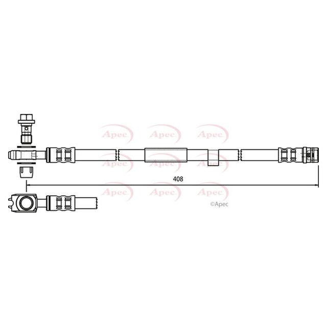Apec Brake Hose HOS3762 - image 2