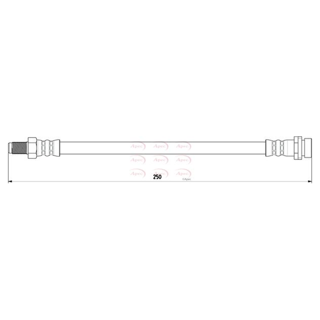 Apec Brake Hose HOS3795 - image 2