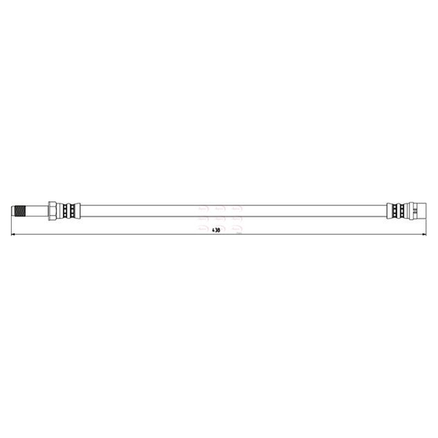 Apec Brake Hose HOS3801 - image 2