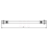 Apec Brake Hose HOS3821 thumbnail
