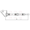 Apec Brake Hose HOS4022 thumbnail