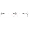 Apec Brake Hose HOS4057 thumbnail