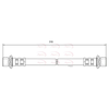 Apec Brake Hose HOS4093 thumbnail