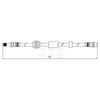 Apec Brake Hose HOS4105 thumbnail