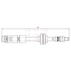 Apec Brake Hose HOS4106 thumbnail