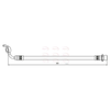 Apec Brake Hose HOS4128 thumbnail
