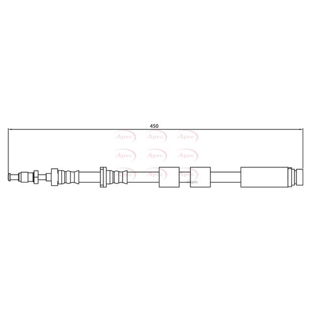 Apec Brake Hose HOS4152 - image 2