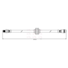 Apec Brake Hose HOS4158 thumbnail