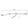 Apec Brake Hose HOS4260 thumbnail